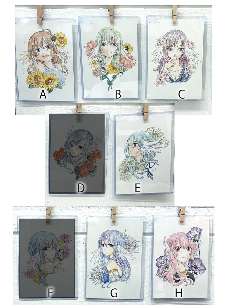 【翼を纏って】原画