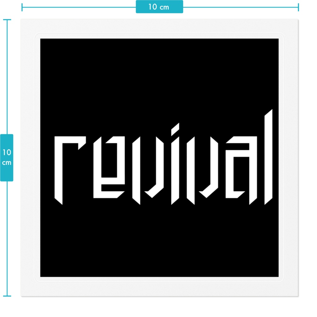 「revival」リリース記念ステッカー