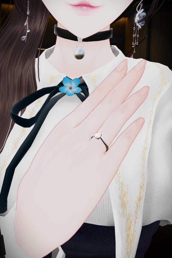 3日間200円セール!!!二つセット!【VRChat対応】Celestia Ring - セレスティアリング - ✦ 2Type Ring Set ✦