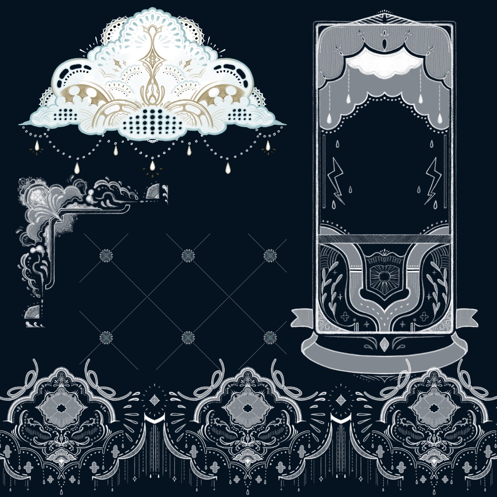 素材集/太陽・月・星・雲