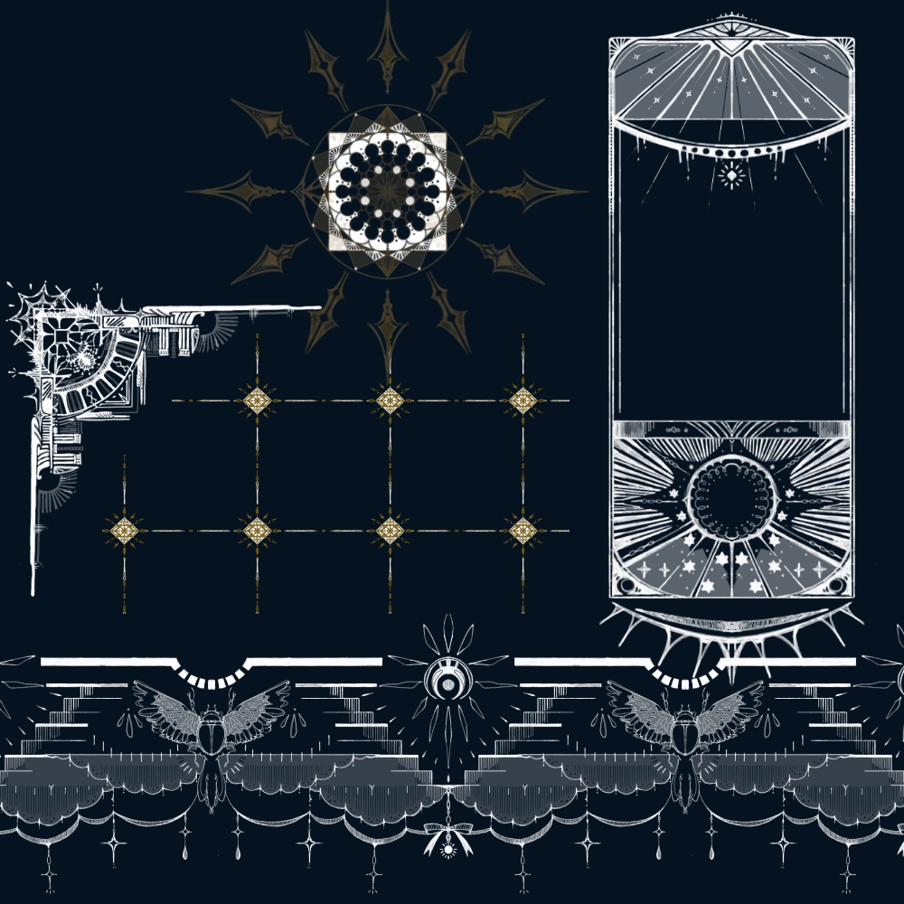 素材集/太陽・月・星・雲