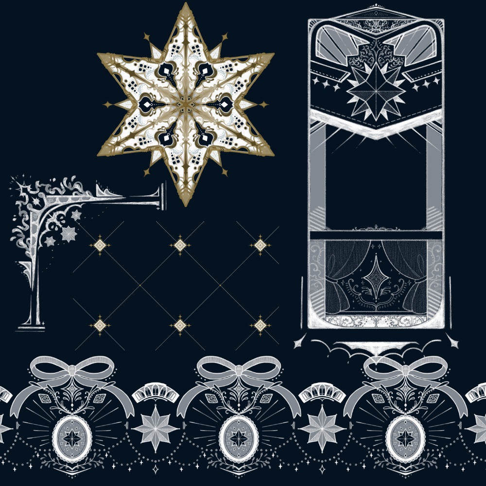 素材集/太陽・月・星・雲