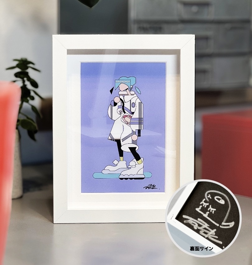 【直筆サイン入り額装プラン】FASHION SNAP ART