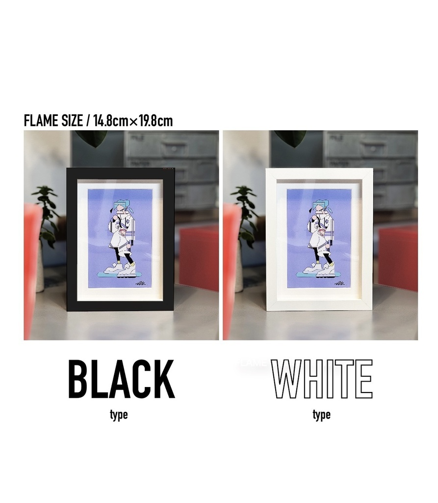 【直筆サイン入り額装プラン】FASHION SNAP ART