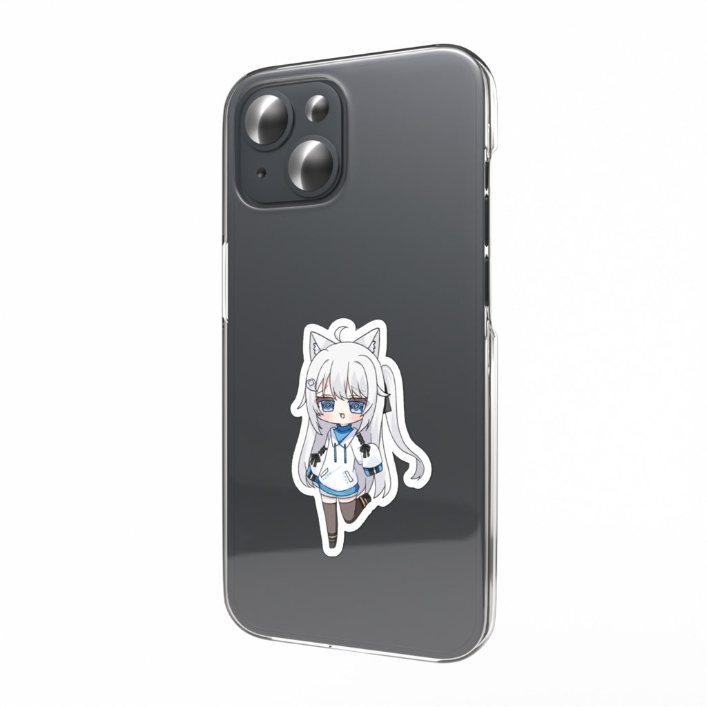 ぐるぐるお目目のスマホステッカー