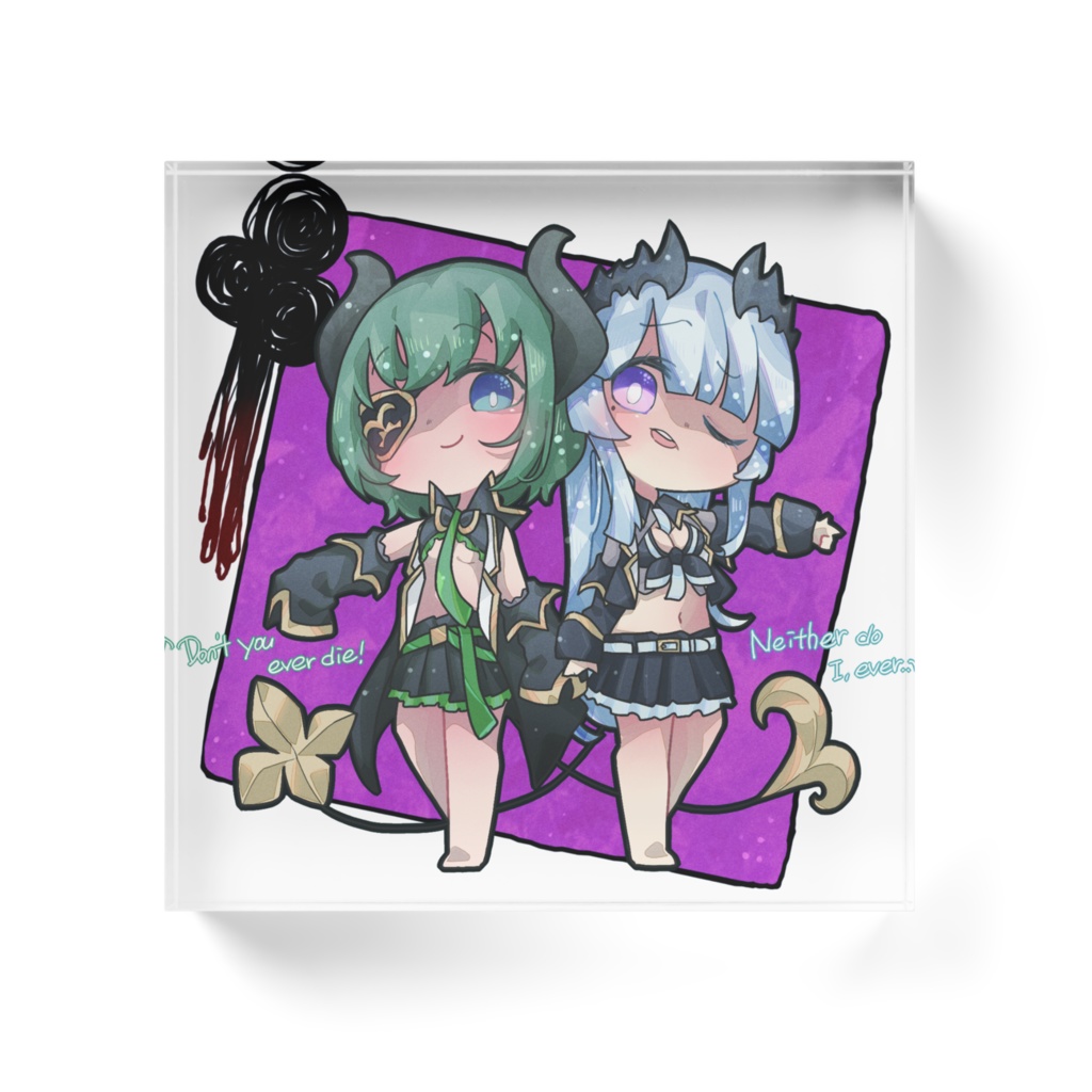 ミコエリのアクリルブロック