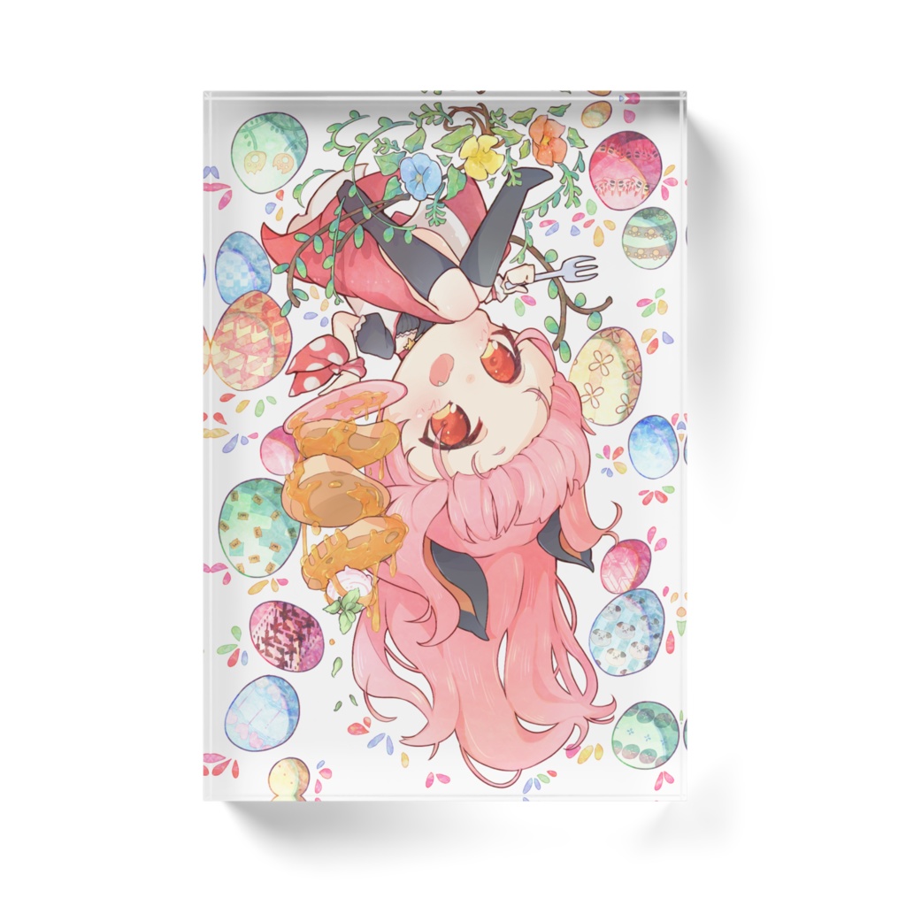 ひな様アクリルブロック