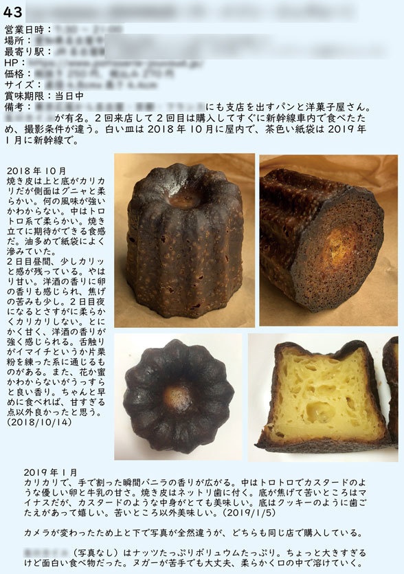 カヌレは生もの