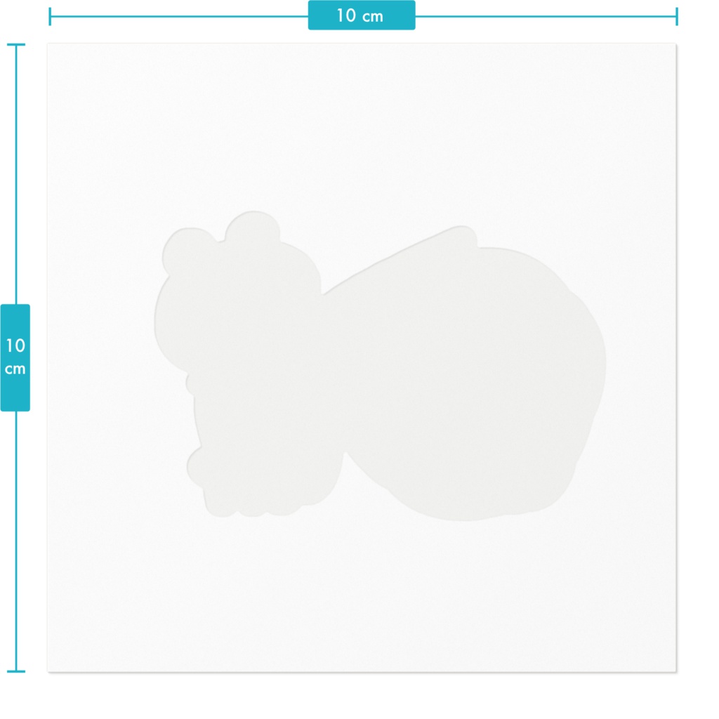 さかなつりするくまステッカー