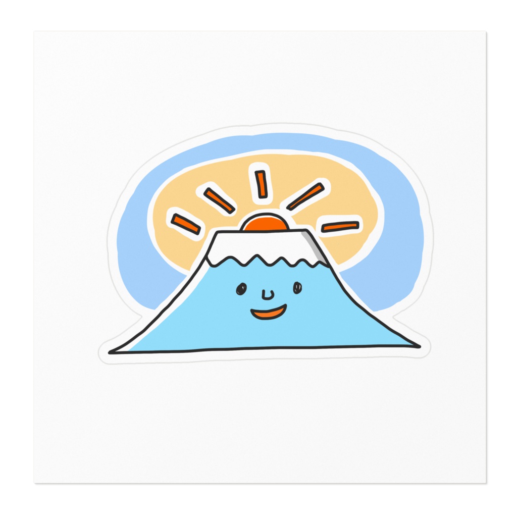 ダイヤモンドふじステッカー