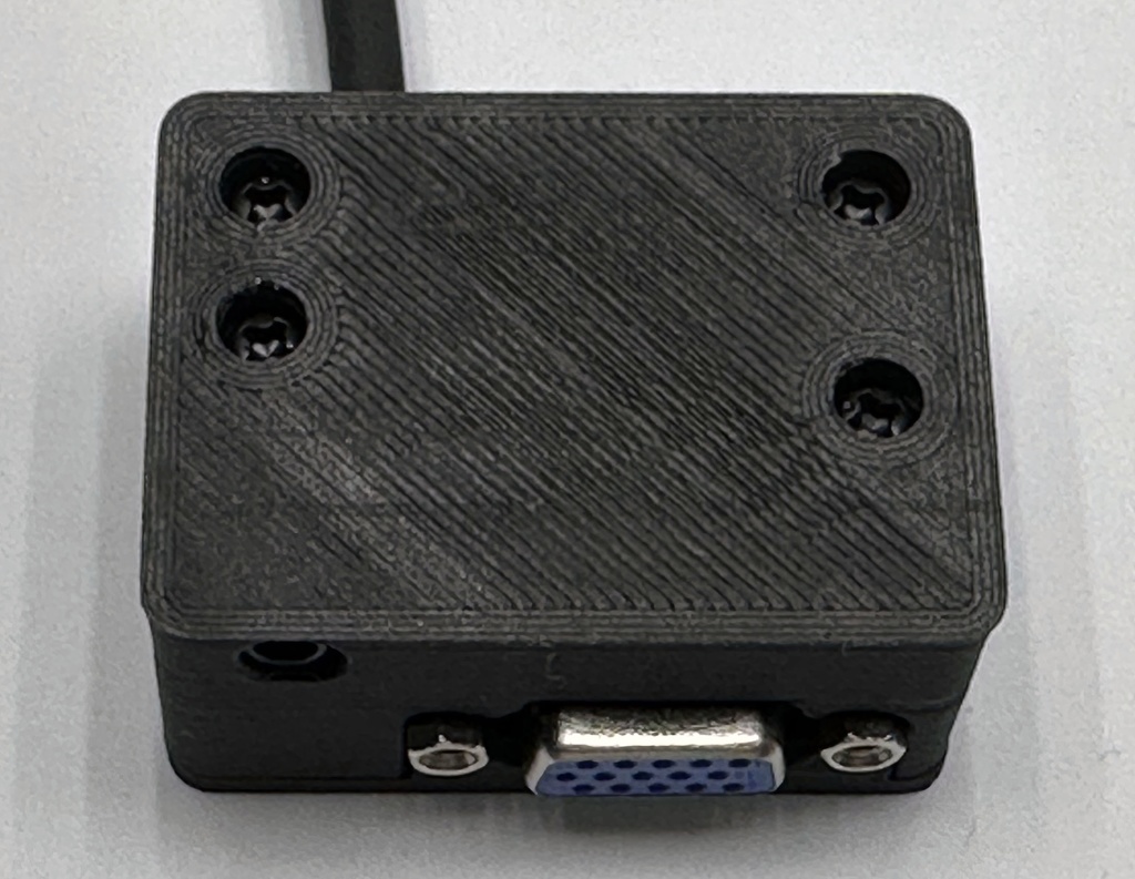 RG001 MSX用RGB DIN 8ピン → RGB 15ピン変換アダプタ