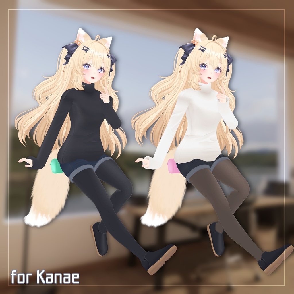 【7アバター対応】シンプルオフスタイル【衣装】