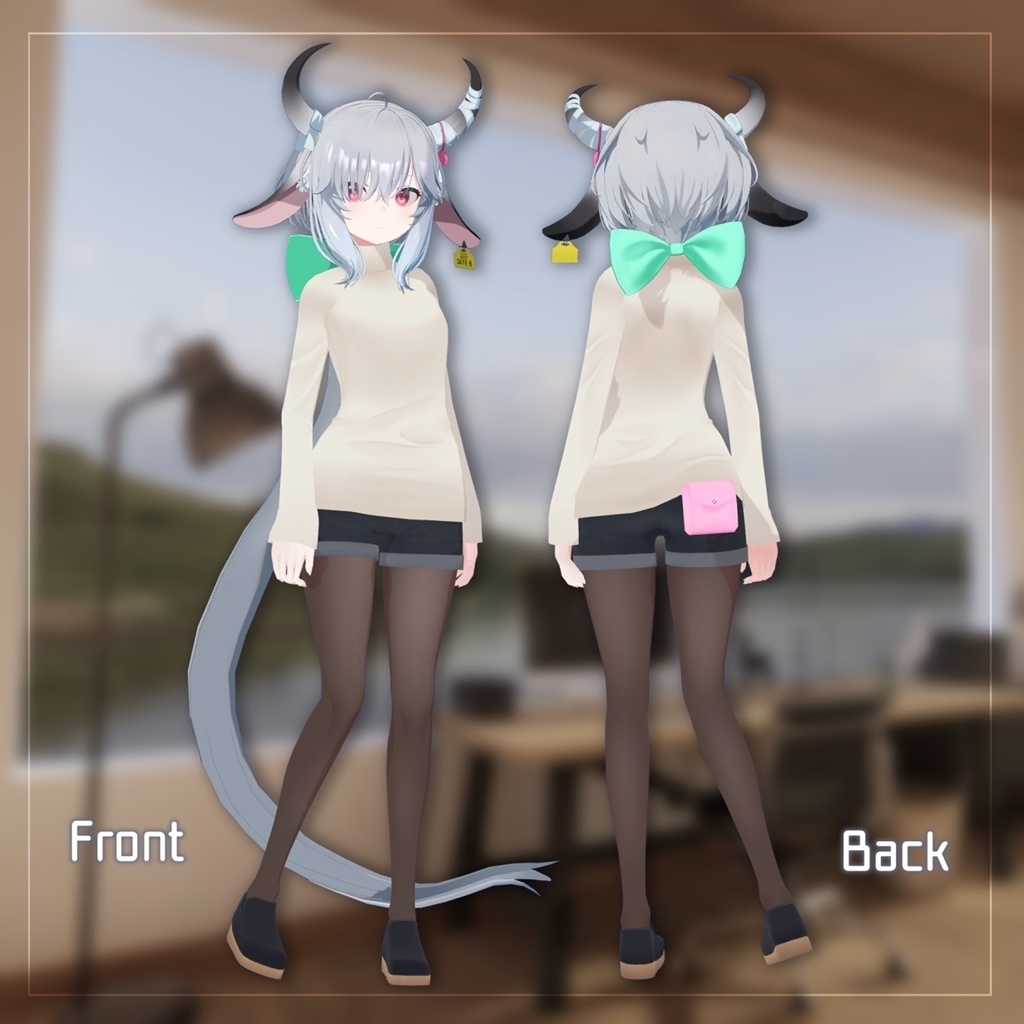 【7アバター対応】シンプルオフスタイル【衣装】