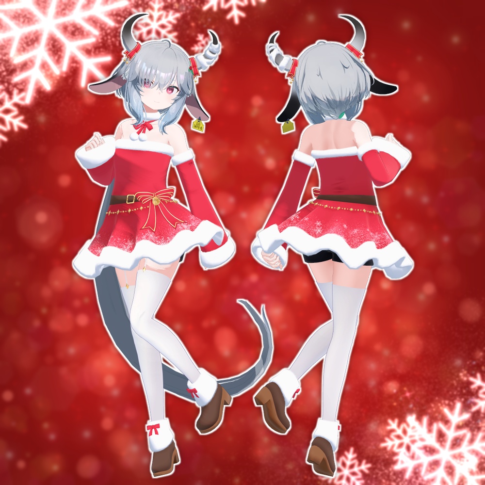 ✨セール中✨【12アバター対応】クリスマスドレス2022【衣装】
