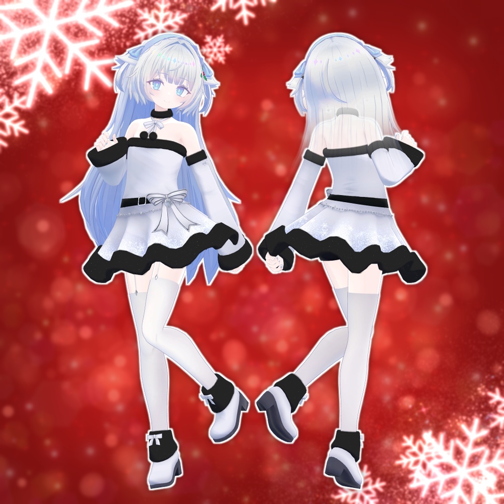 ✨セール中✨【12アバター対応】クリスマスドレス2022【衣装】