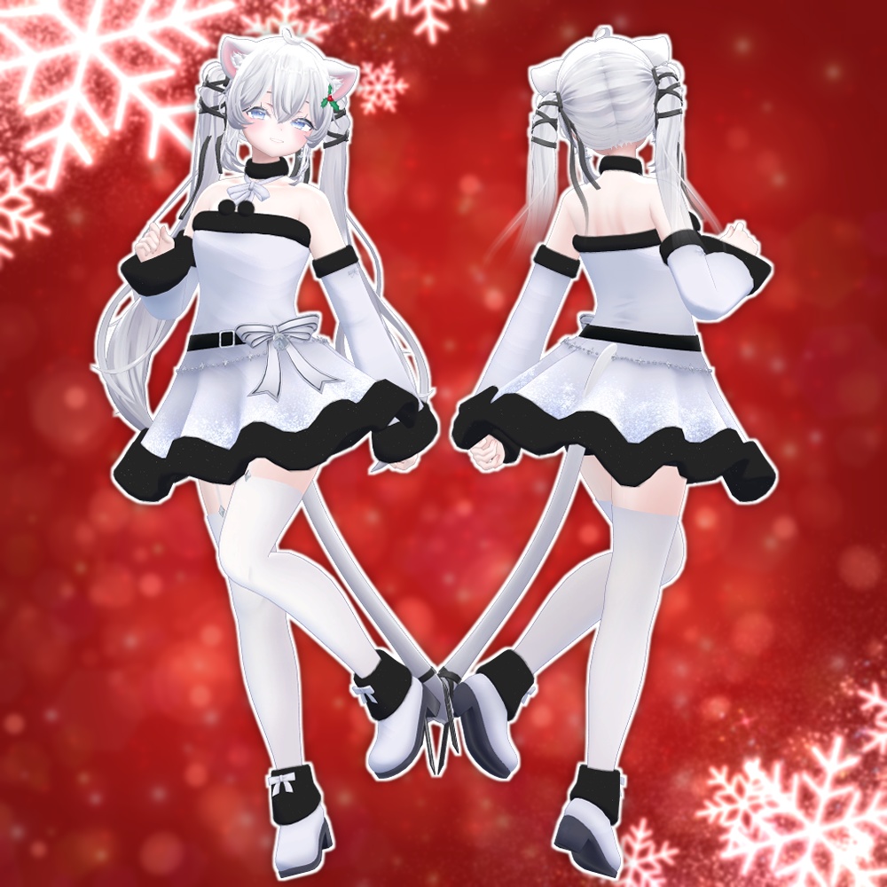 ✨セール中✨【12アバター対応】クリスマスドレス2022【衣装】