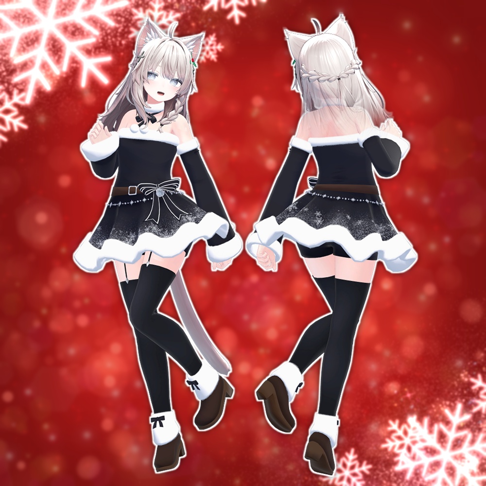 ✨セール中✨【12アバター対応】クリスマスドレス2022【衣装】