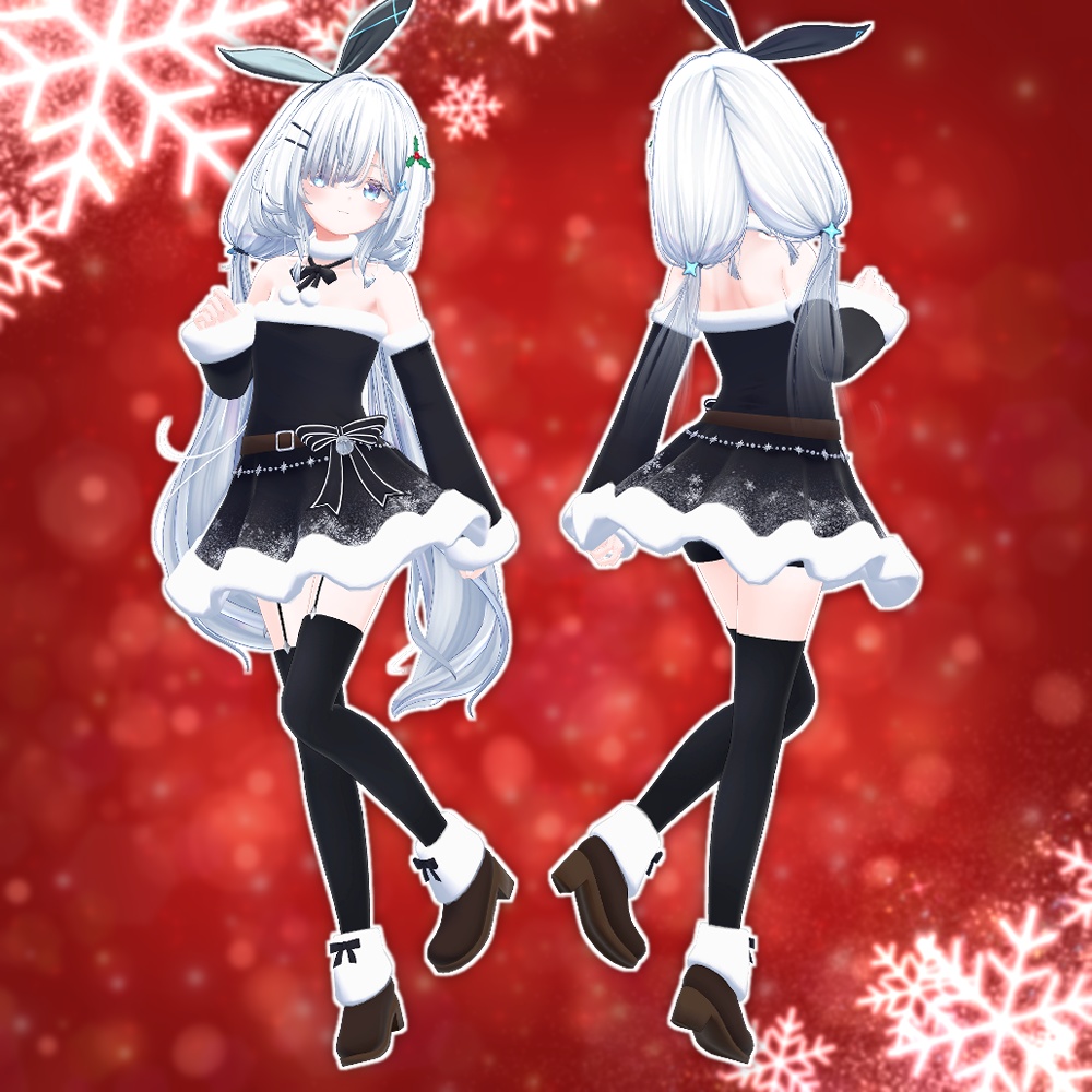 ✨セール中✨【12アバター対応】クリスマスドレス2022【衣装】