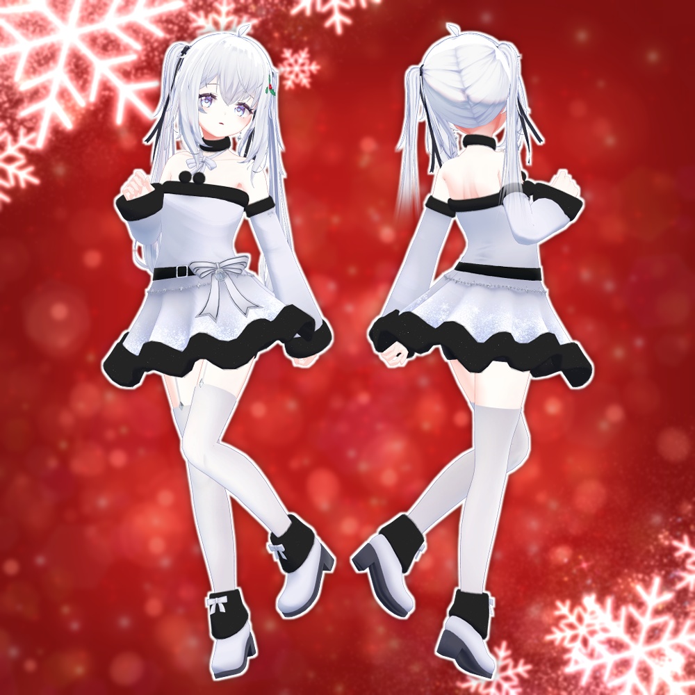 ✨セール中✨【12アバター対応】クリスマスドレス2022【衣装】