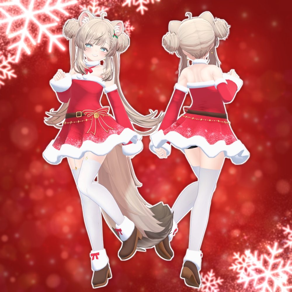 ✨セール中✨【12アバター対応】クリスマスドレス2022【衣装】