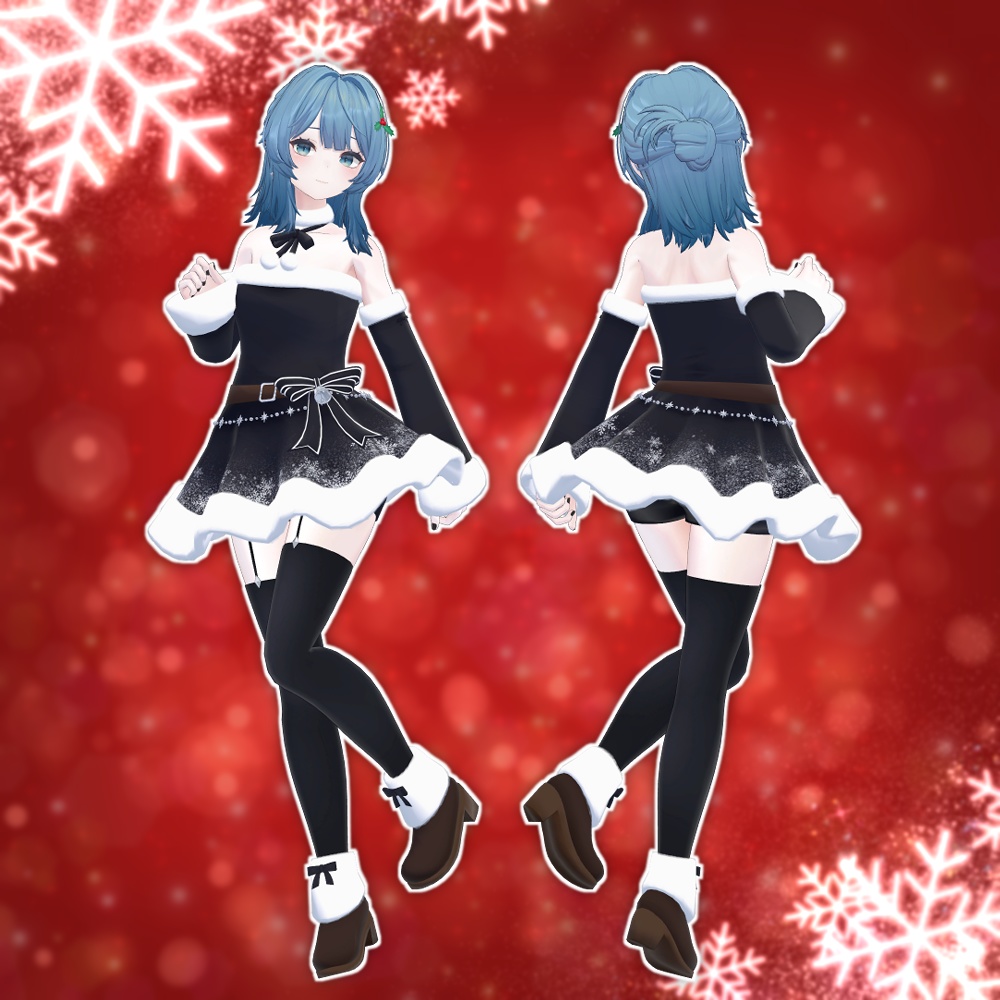 ✨セール中✨【12アバター対応】クリスマスドレス2022【衣装】