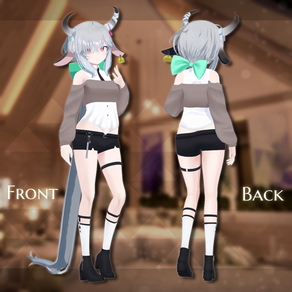 【4アバター対応】カジュアルスタイル【衣装】