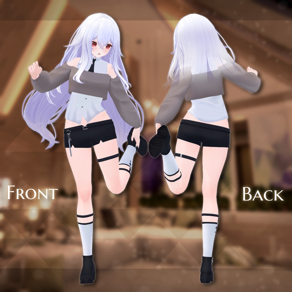 【4アバター対応】カジュアルスタイル【衣装】