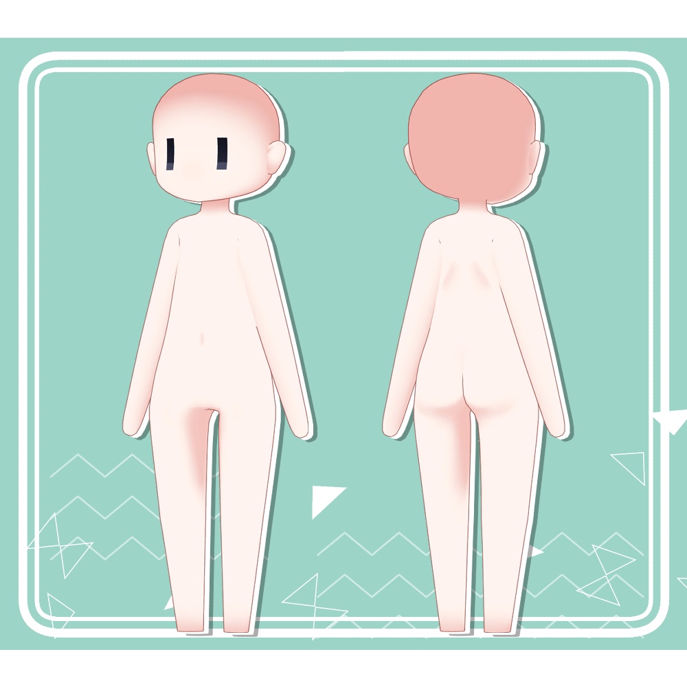 【3Dモデル】Chibi Body【素体】