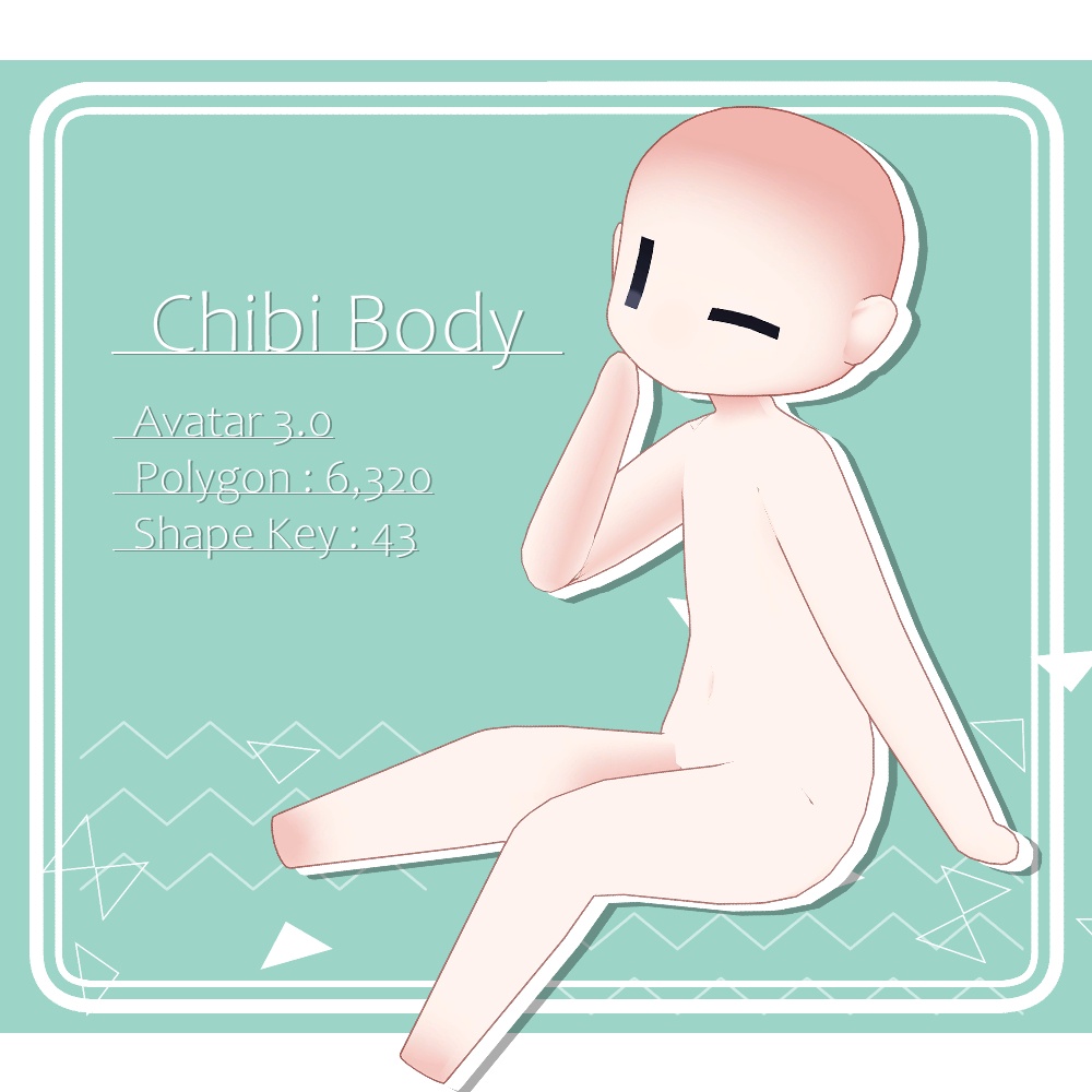 【3Dモデル】Chibi Body【素体】