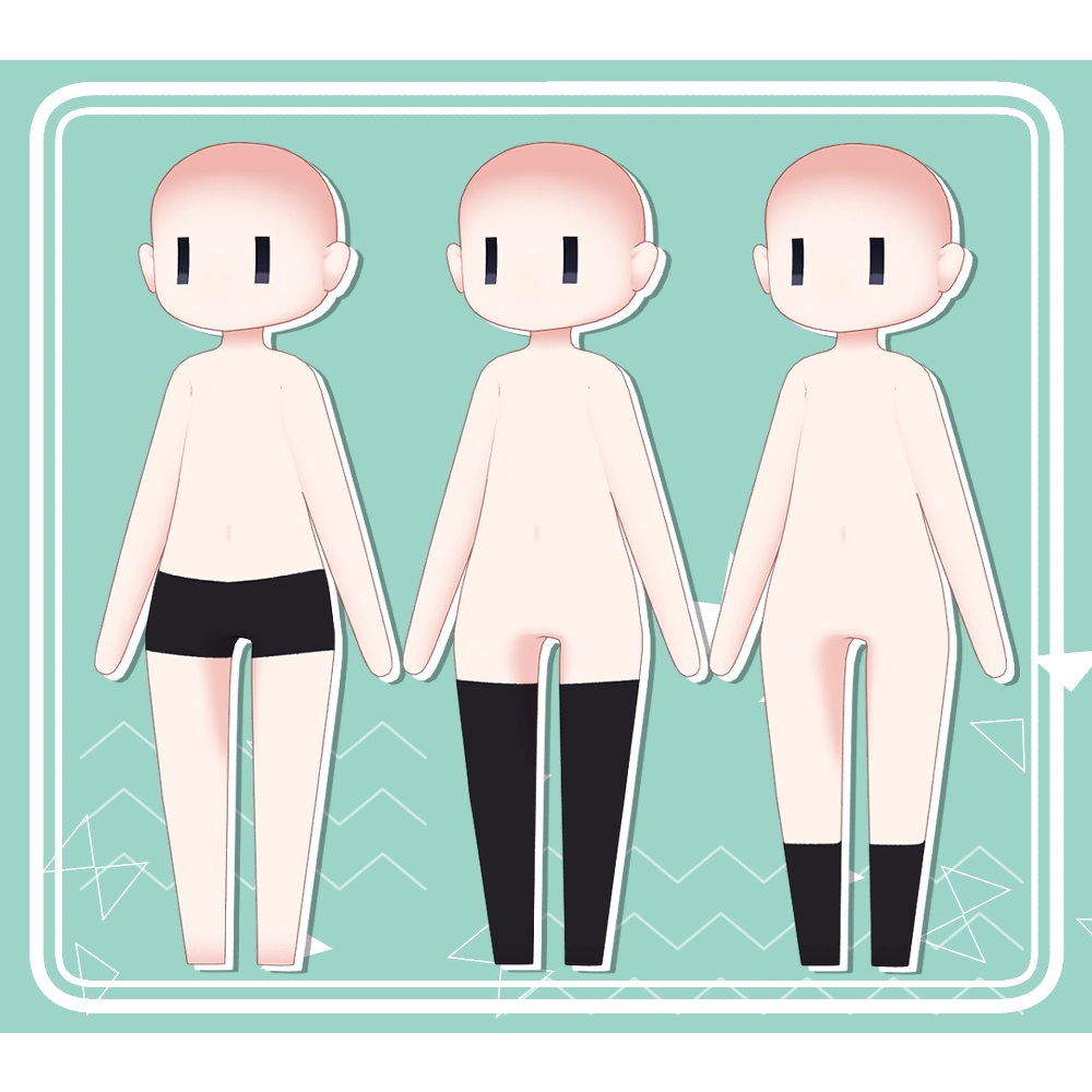 【3Dモデル】Chibi Body【素体】