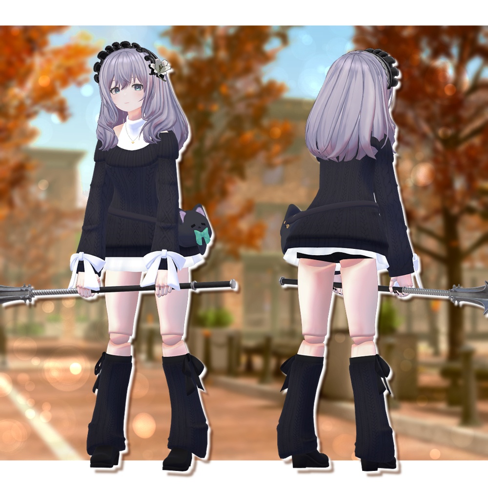 【13アバター対応】休日ニット【衣装】