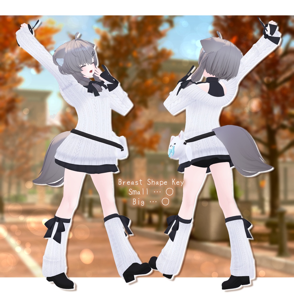 【13アバター対応】休日ニット【衣装】