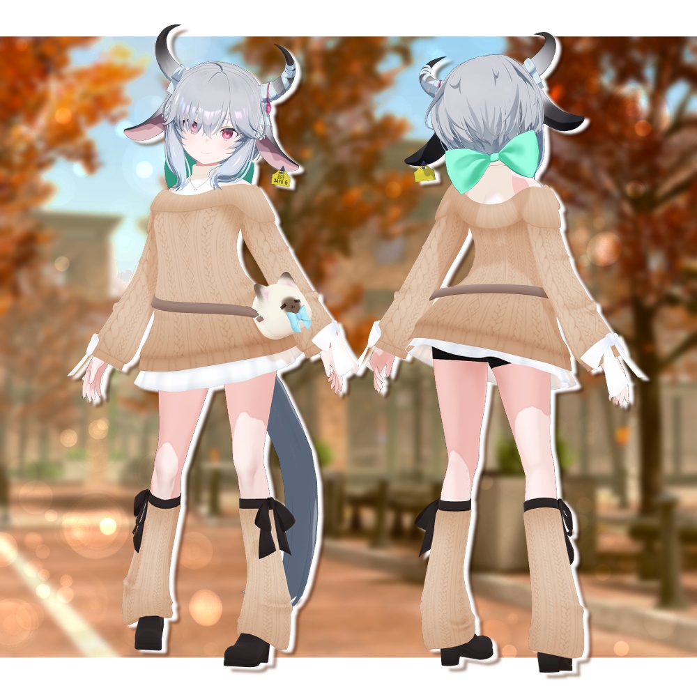 【13アバター対応】休日ニット【衣装】