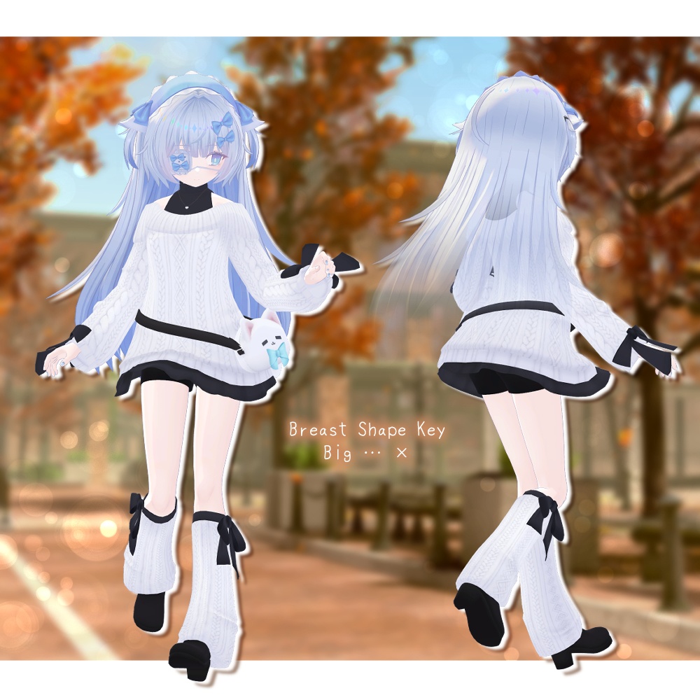 【13アバター対応】休日ニット【衣装】