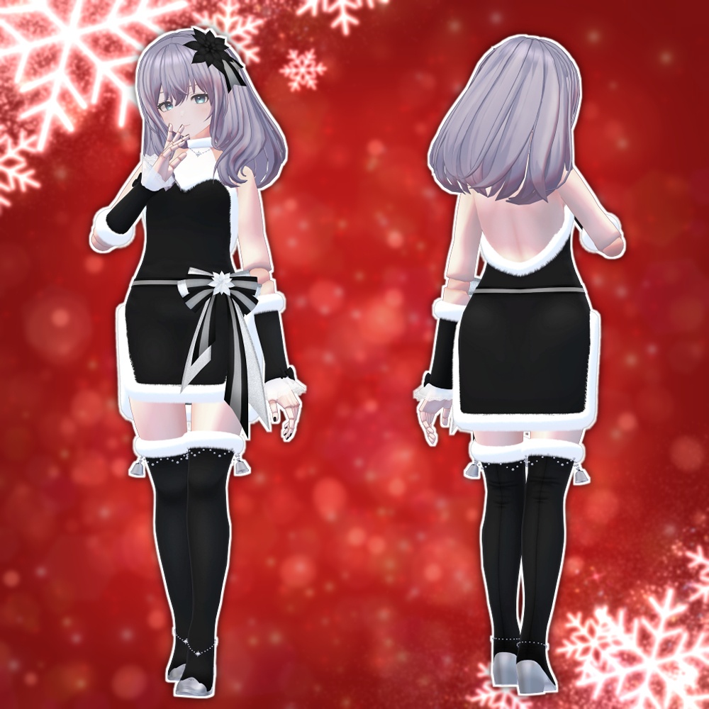【10アバター対応】クリスマスドレス2023【衣装】