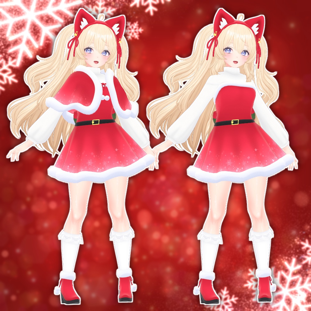 ✨セール中✨【10アバター対応】クリスマスドレス2024【衣装】