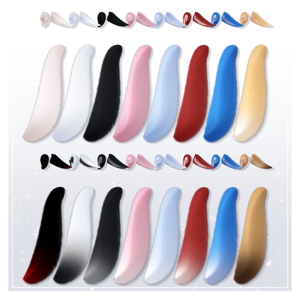 【全16種】ふわふわkemoセット【アクセサリー】