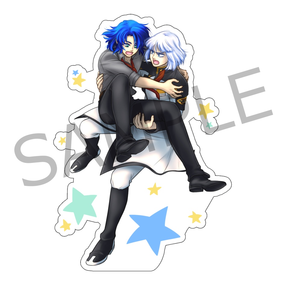 イザアス お姫様だっこ(？)アクリルスタンド