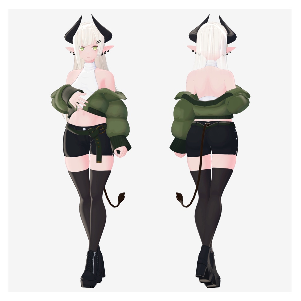 オリジナル3Dモデル『Gina』