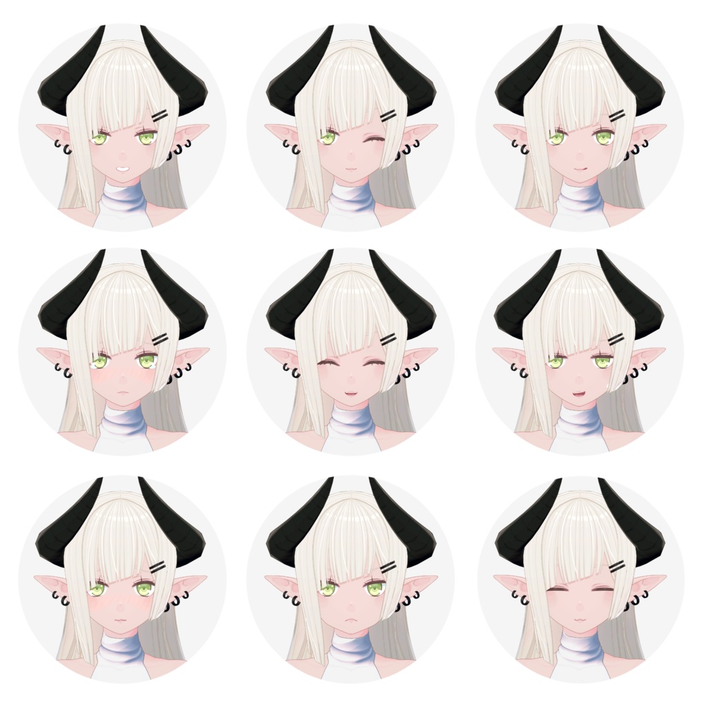 オリジナル3Dモデル『Gina』