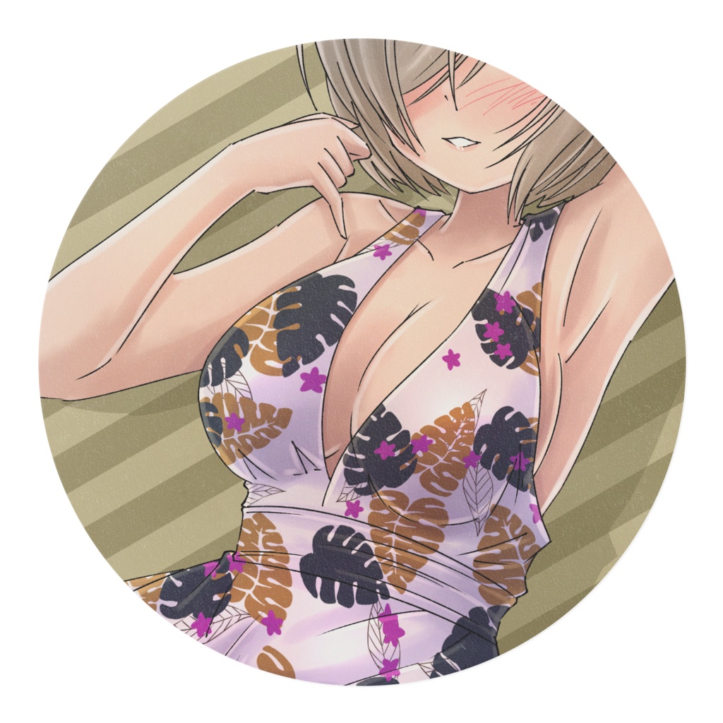 アニメアイプラサニーピースEDのドレス柄(白石千紗さん版)