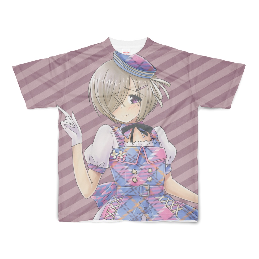 フルグラフィックTシャツ-つながる心Binary-（千紗さん）