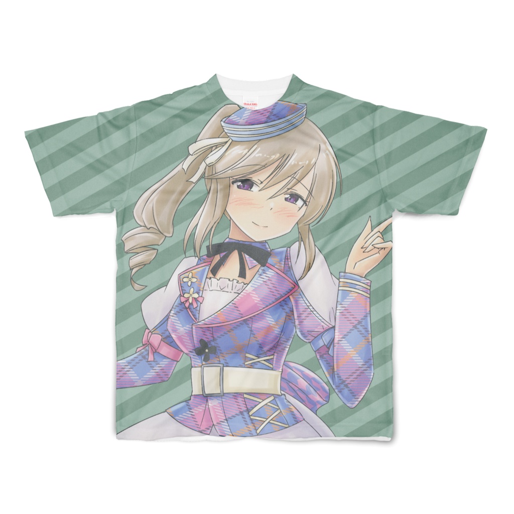 フルグラフィックTシャツ-つながる心Binary-（沙季さん）