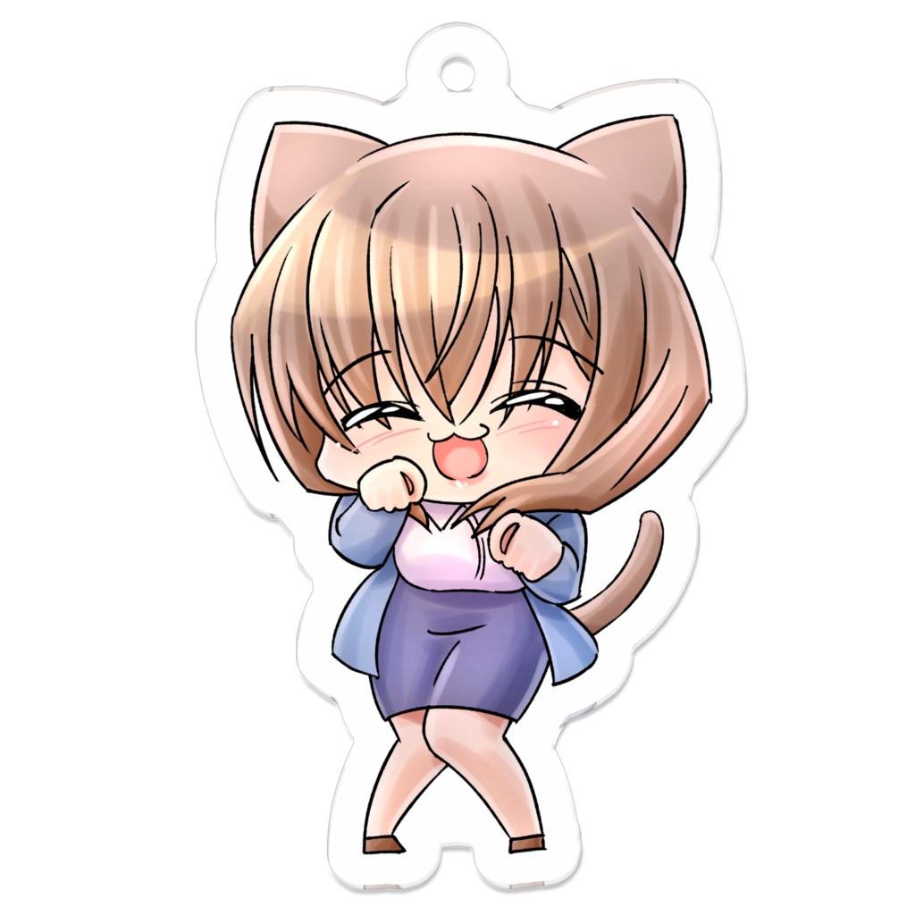 小さい先輩(ネコ化ver)-アクキー