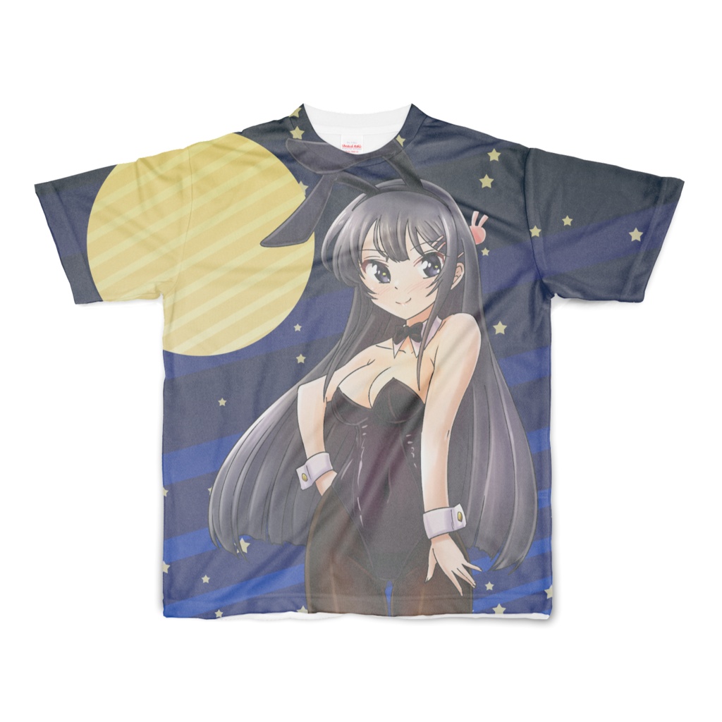 桜島麻衣さん（バニーver）-フルグラフィックTシャツ