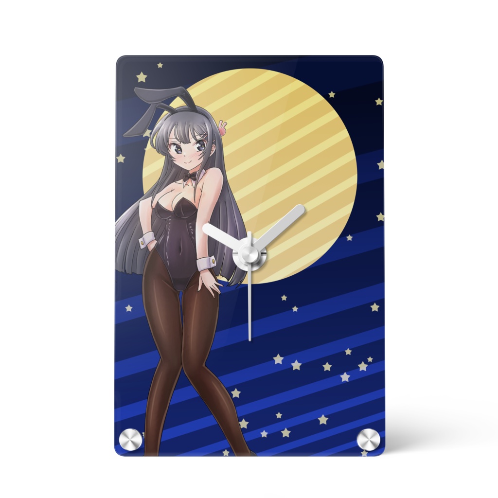 桜島麻衣さん(バニーver)-アクリル時計