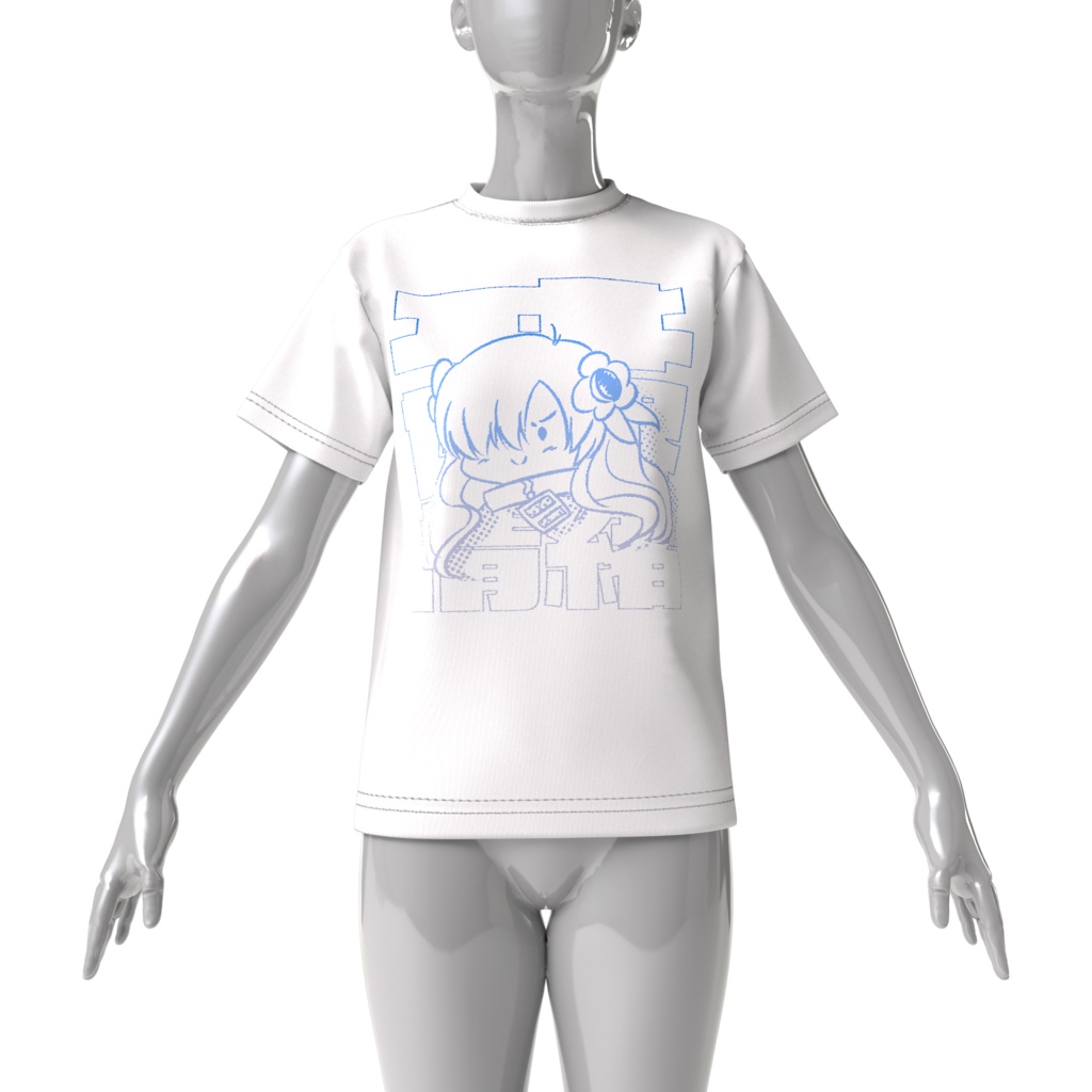 じょちょTビッグシルエット*ネモフィラ