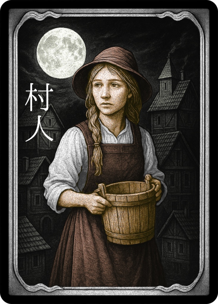 陣狼〘2人で遊ぶ人狼ゲーム〙残り3個!