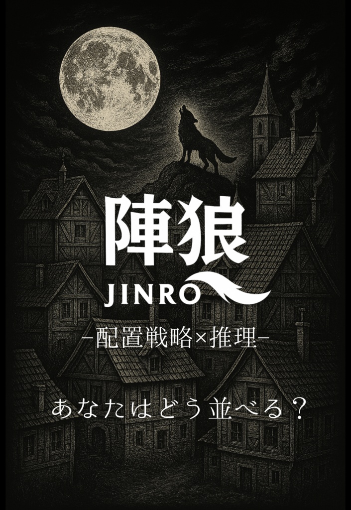 陣狼〘2人で遊ぶ人狼ゲーム〙残り3個!