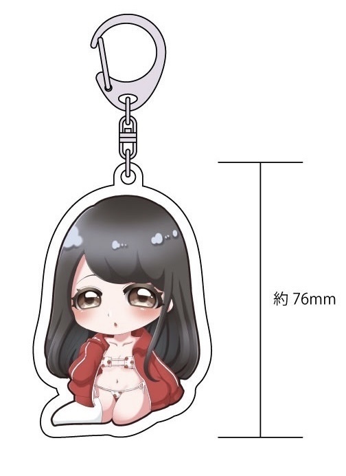 写真展アクリルキーホルダー(苺ジャージ)